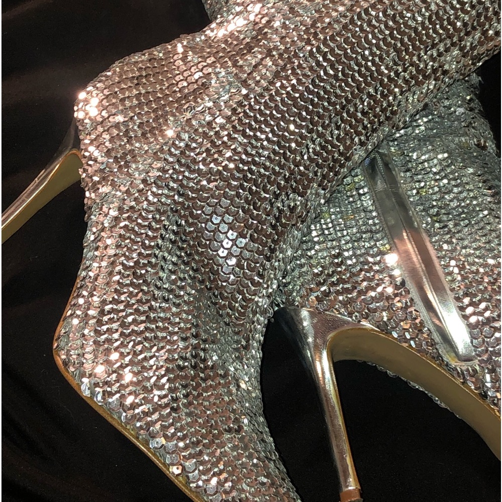 Vintage Sequin Sexy Boot - Picture 2 of 5